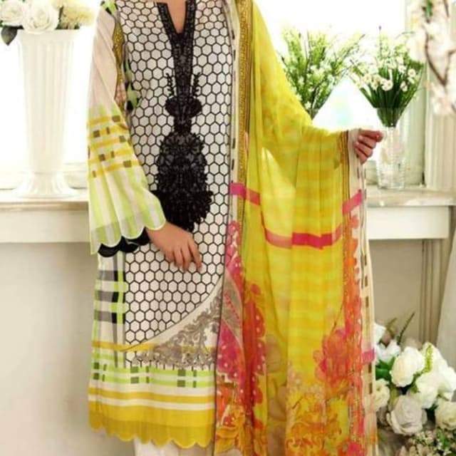 Ladies Lawn Suit
