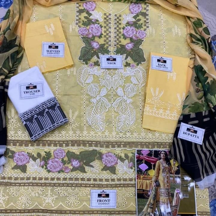 Ladies Lawn Suit ( Elaf )