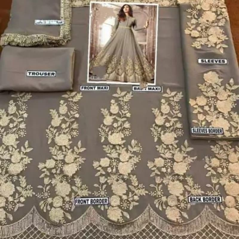 *INDIAN DESIGNERS CHIFFON MAXI