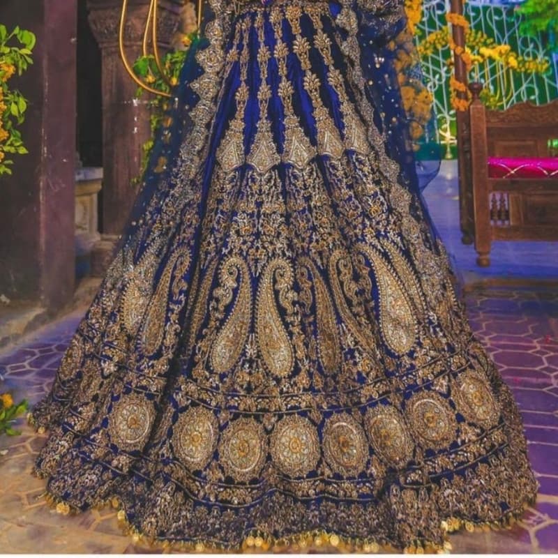 *Kashee Desinger wedding collection* *attractive colour  blue*