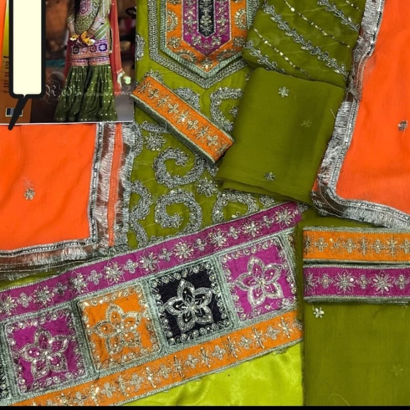 *Dholki Party Wear Collection*  Perfect for Mehndi occasions