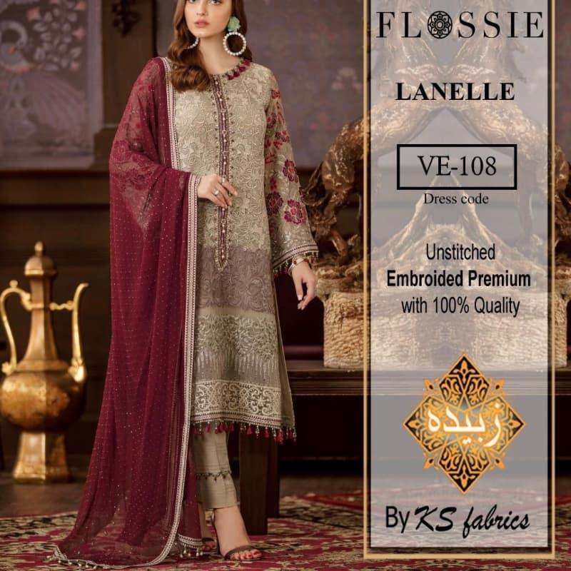 Flossie Festive Collection  *Fabric Chiffon*
