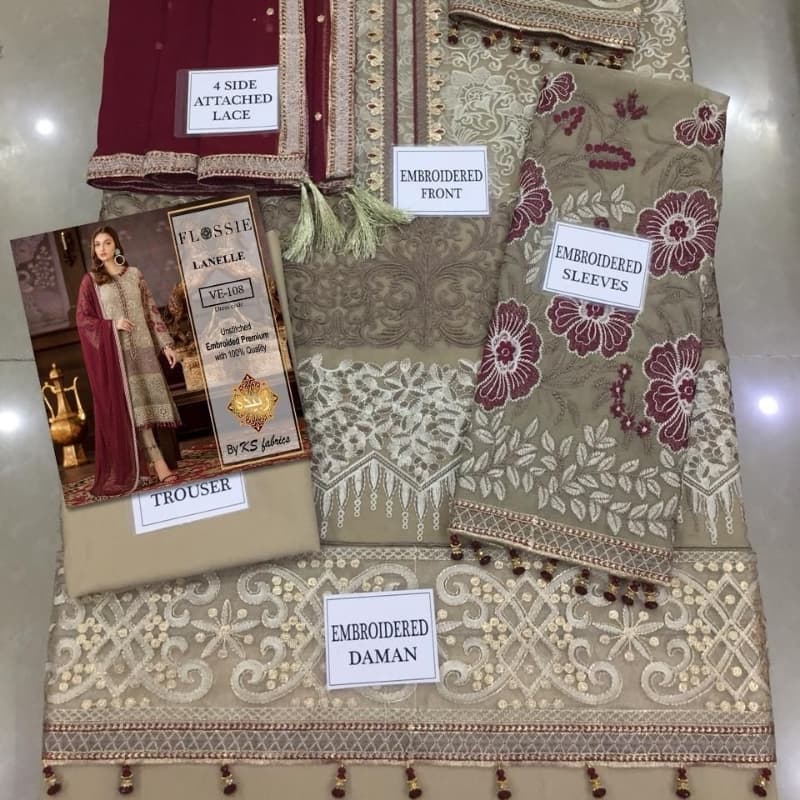 Flossie Festive Collection  *Fabric Chiffon*