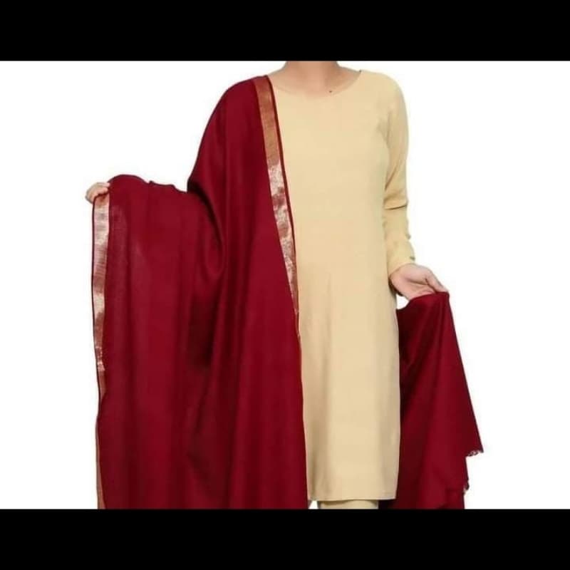 Winter Shawl 2021*  *Pashmina Shawl* *Zari Patti Border Style*