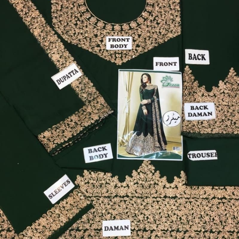 *** **Indian Chiffon Embroidery Maxi****Code MD 06