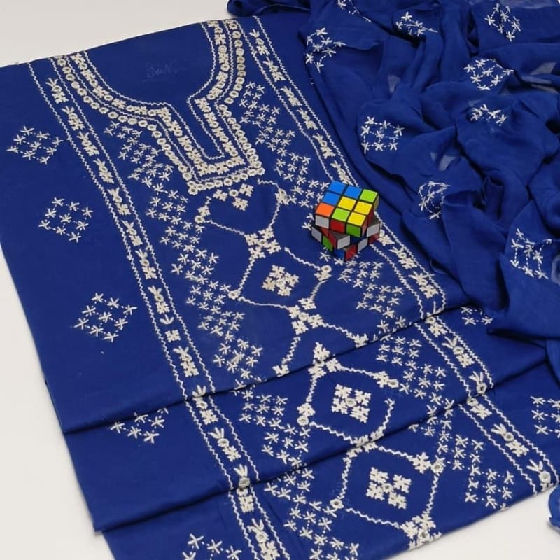 Lawn Summer Collection 3pc  Sindhi Booti