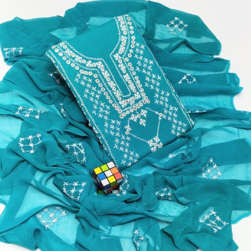 Lawn Summer Collection 3pc  Sindhi Booti